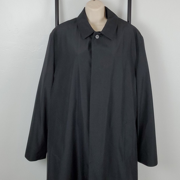 Ralph Lauren Rain Coat Removable Lining long men black size 42R - Picture 2 of 13